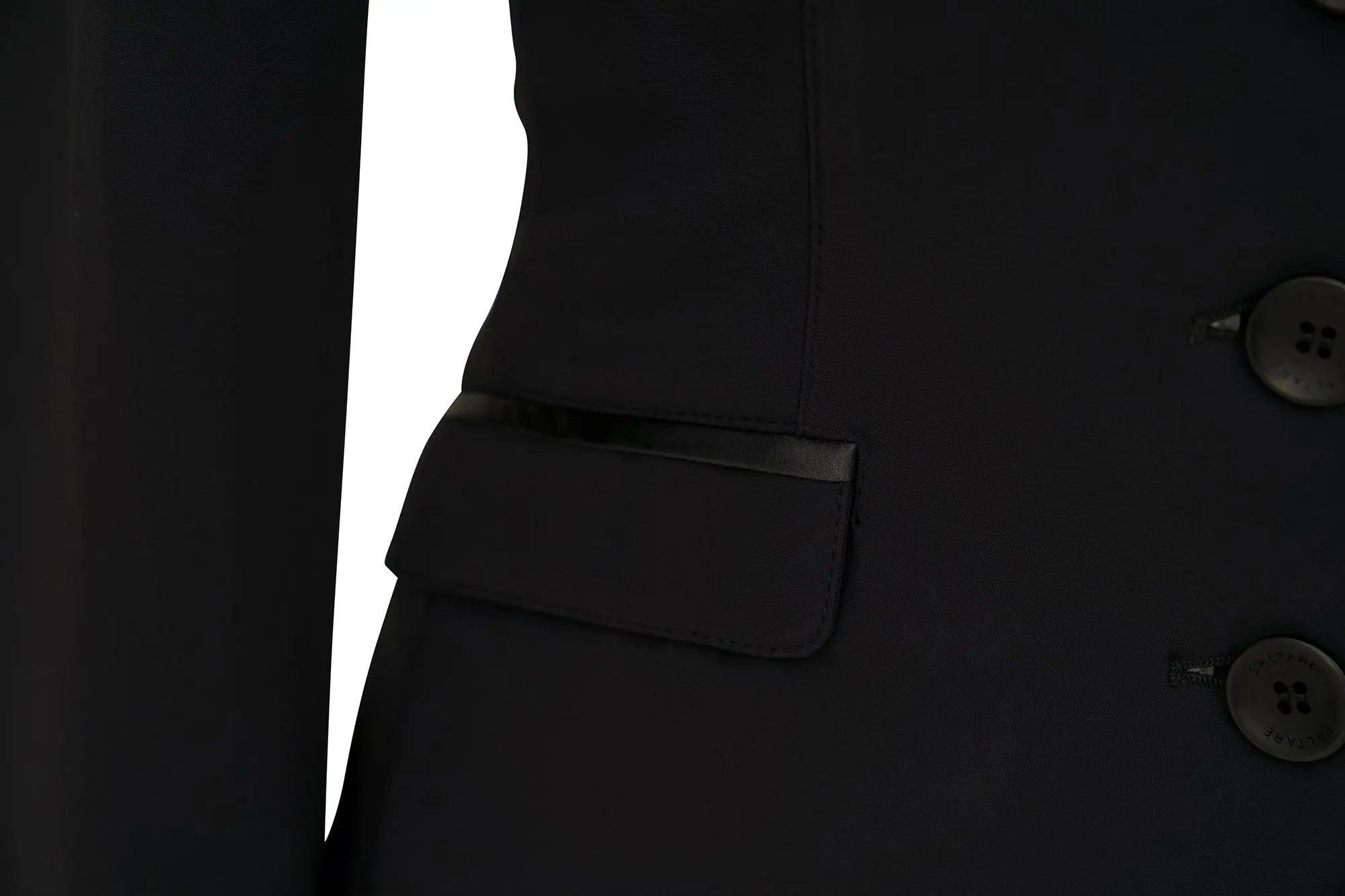 Grand Prix Saltare Dolce 4 Button Riding Jacket, Black