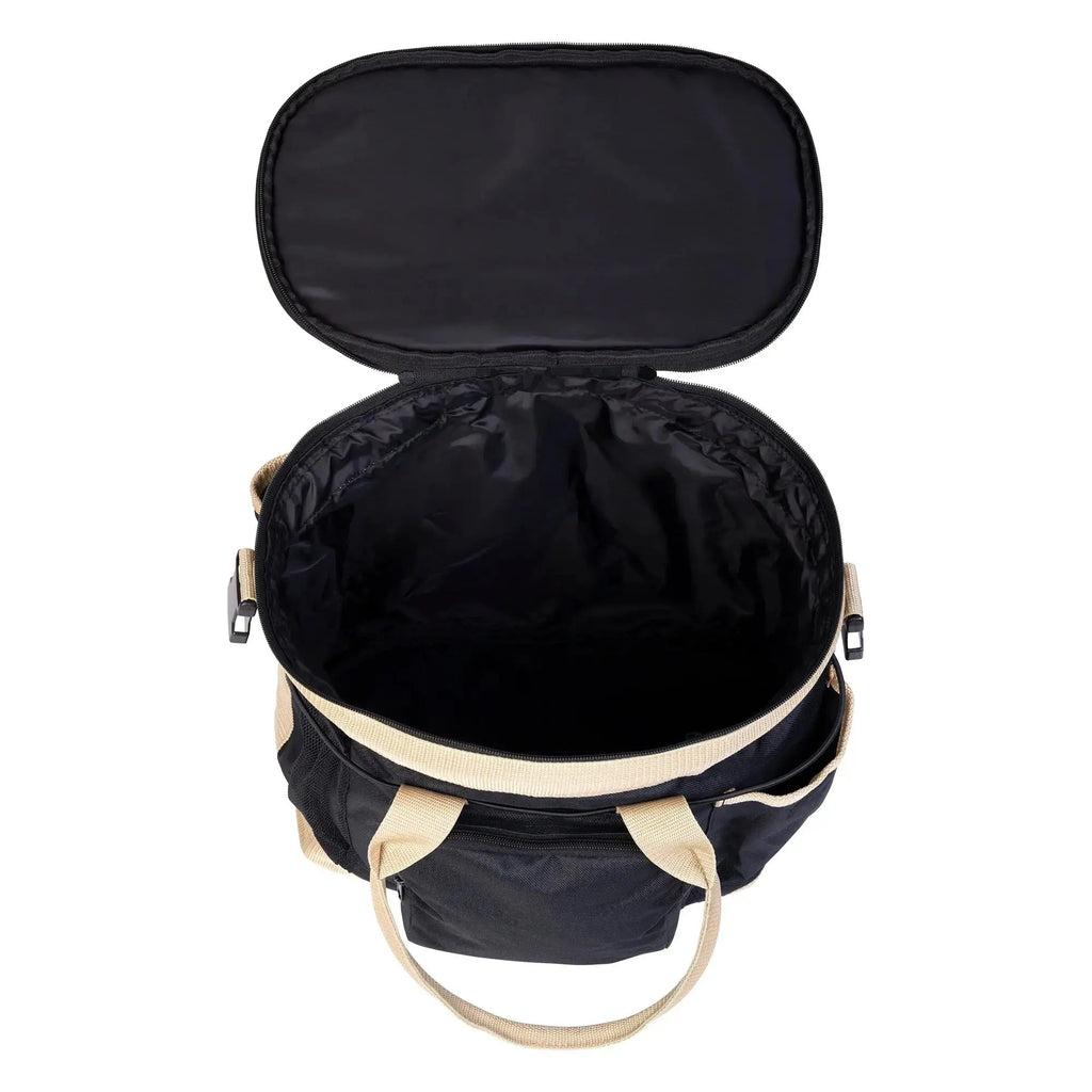 Huntley Equestrian Deluxe Grooming Bag, Brown