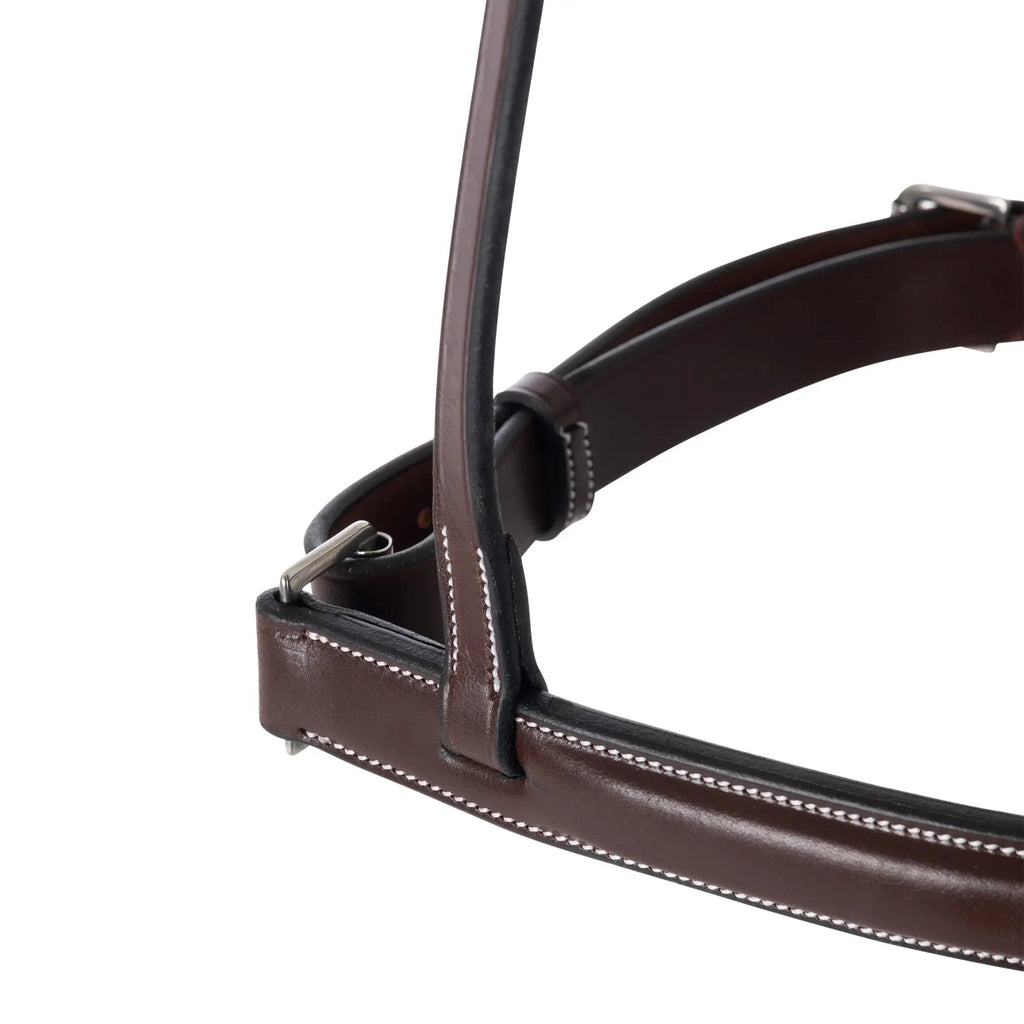 Huntley Equestrian Fancy Stitched Raised Crank Noseband
