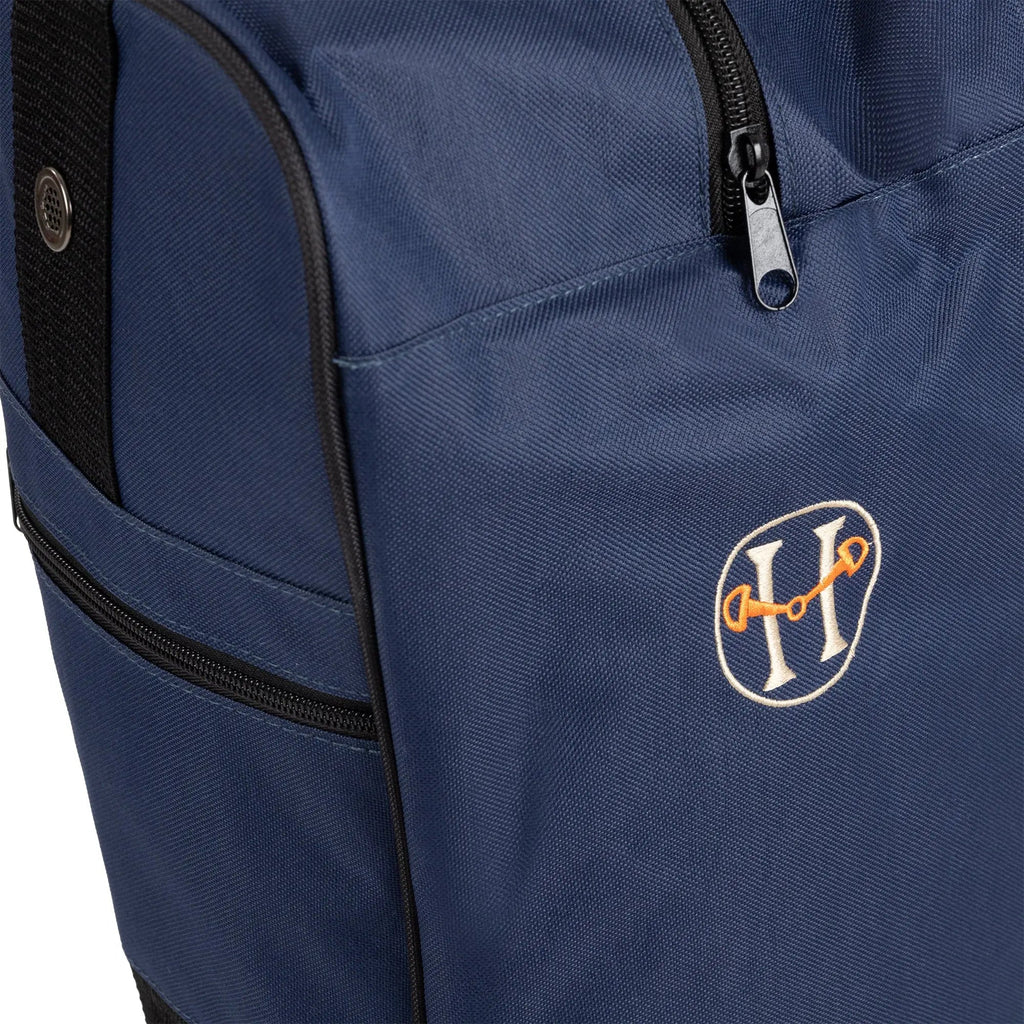 Huntley Equestrian Tall Riding Boot Bag, Navy