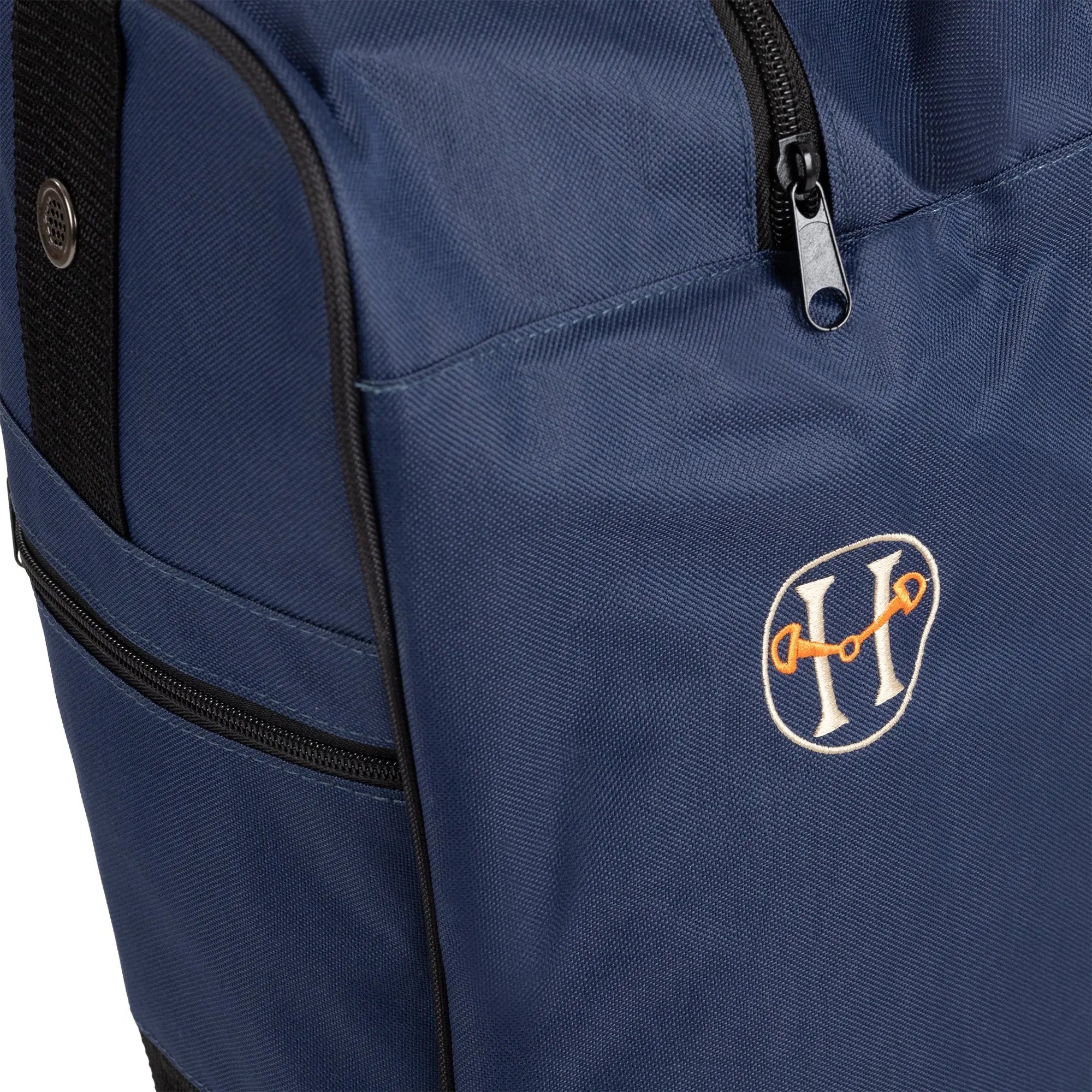 Huntley Equestrian Tall Riding Boot Bag, Navy