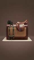 Custom-Fit Monogrammed Saddle Pad